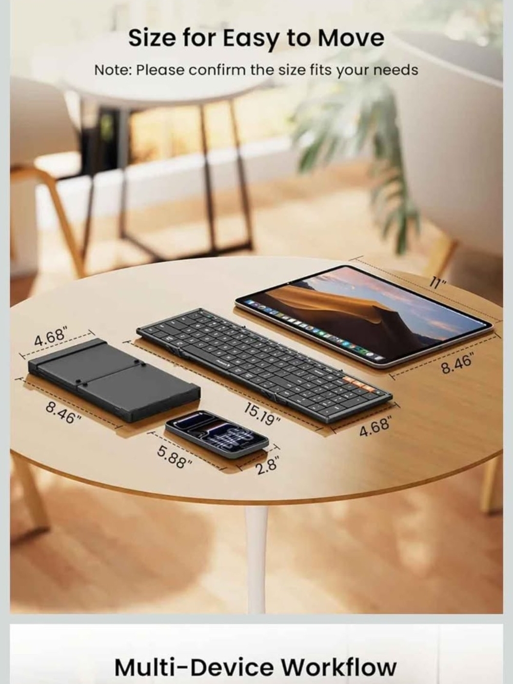 Foldable Wireless Keyboard - Picture 7 of 11